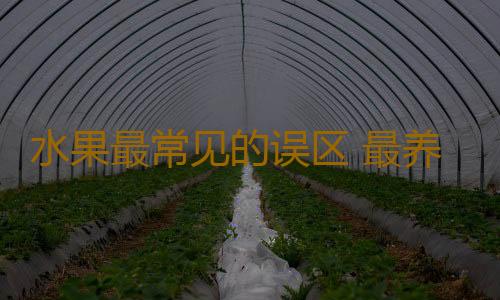 水果最常见的误区 最养生的水果大盘点