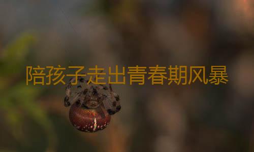 陪孩子走出青春期风暴