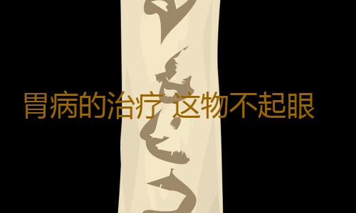 胃病的治疗 这物不起眼治胃病效果太神奇